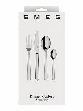 SMEG DINNER CUTLERY 4-PIECE SET - BNIB